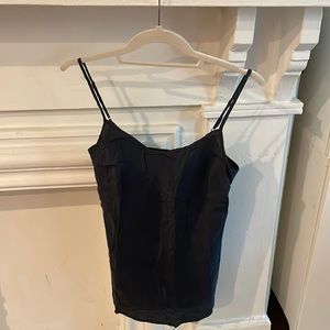 J crew silk camisole Xxs dark navy blue 100 percent silk